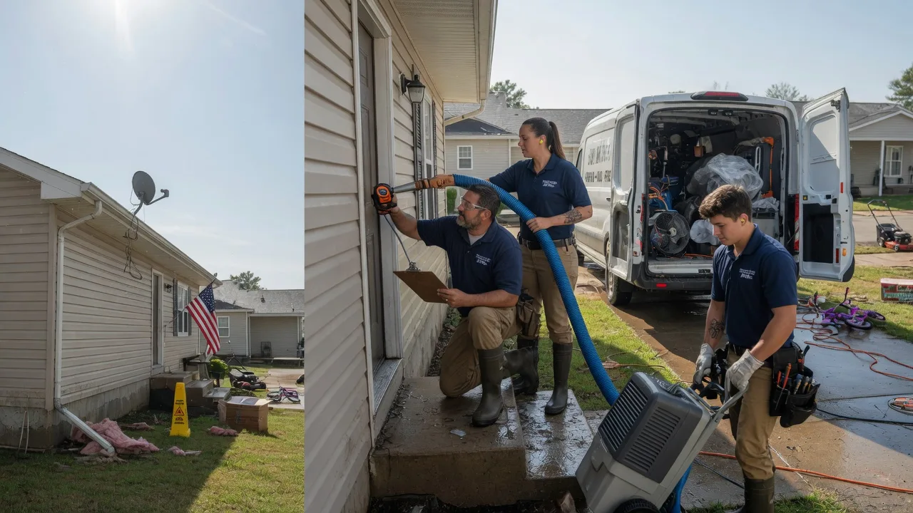 Ceiling Water Damage Restoration in Goldsmith, TX near me